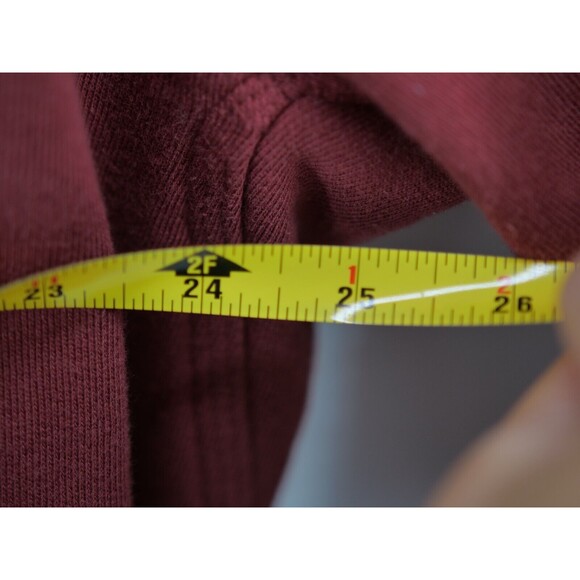 LL Bean MT Sherpa Lined Full Zip Jacket Katahdin Iron Works Red Med Tall - Picture 6 of 8